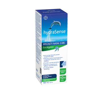 Image of product HydraSense - 100% Natural-Source Undiluted Seawater Sterile, Eucalyptus, 100 ml