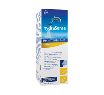 Image of product HydraSense - 100% Natural-Source Undiluted Seawater Sterile, Allergies, 100 ml
