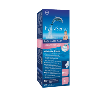 100 Natural Source Undiluted Seawater Sterile Baby Nasal Care 100 Ml Hydrasense Nasal Spray Jean Coutu