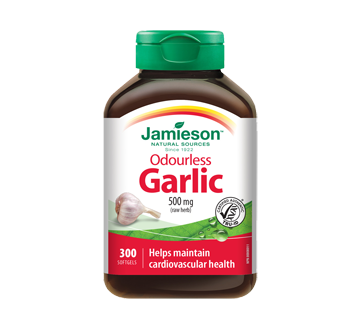 Image 1 of product Jamieson - Odourless Garlic  500 mg , 300 units
