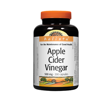 Image of product Holista - Apple Cider Vinegar Capsules, 500 mg, 200 units