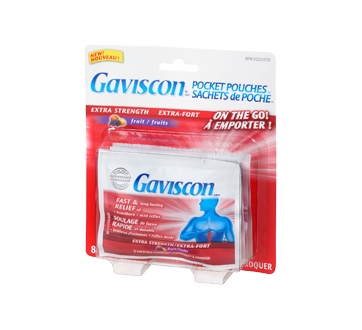 Image 3 of product Gaviscon - Gaviscon Extra Strength Pocket Pouches, 8 units, Fruit