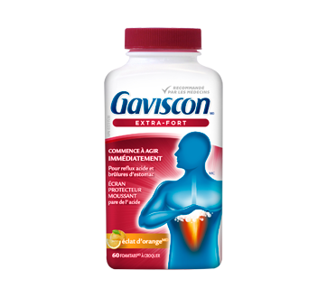 Image of product Gaviscon - Gaviscon Extra Strength, 60 units, Orange Burst