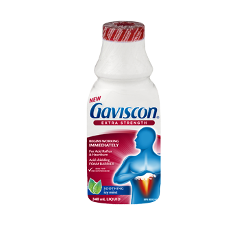 Image of product Gaviscon - Gaviscon Extra Strength Soothing Antacid, 340 ml, Icy Mint