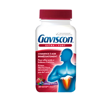 Image of product Gaviscon - Gaviscon Extra Strength, 25 units, Fruit