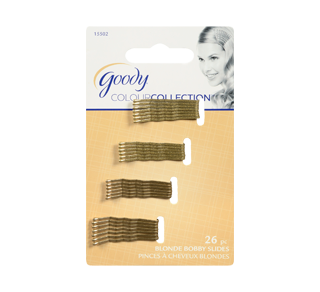 Colour Collection Metallic Small Bobby Pin, 26 units, Blonde