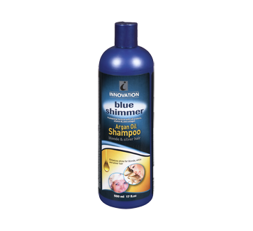 Image of product Innovation - Blue Shimmer shampoo Argan oil, 500 ml
