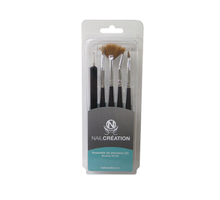 Brush Kit for Manicure, 5 units