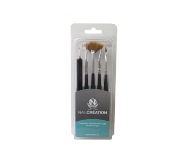 Brush Kit for Manicure, 5 units