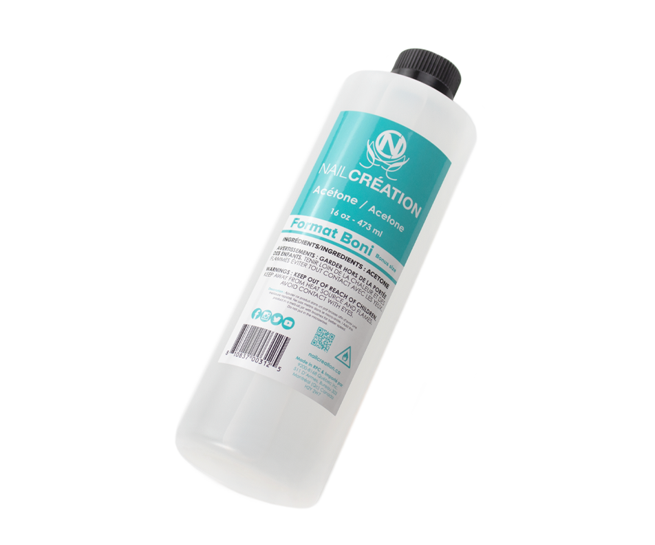 Acetone, 473 ml Nail Création Nail Polish Remover Jean Coutu