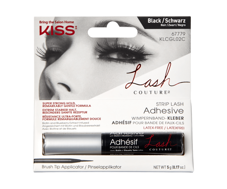 Lash Couture Glue Black, Black, 1 unit Kiss False eyelashes Jean