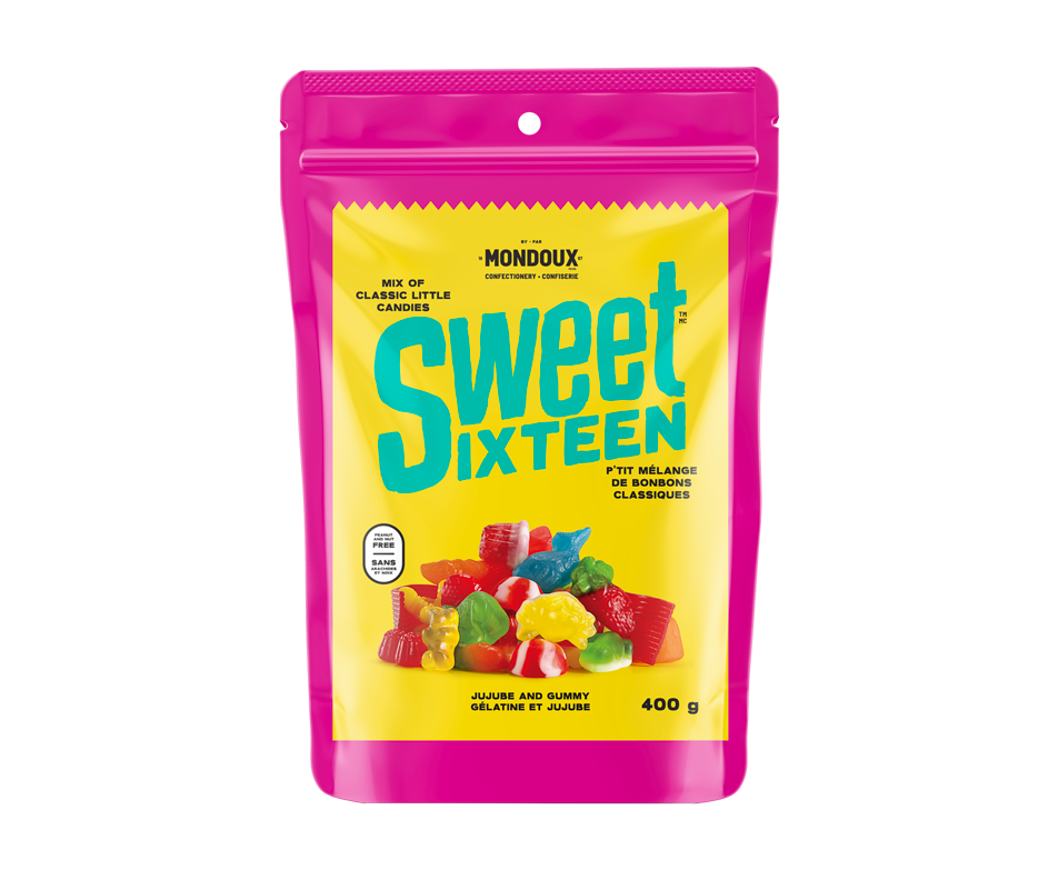 Sweet Sixteen Gummy 400 G Mondoux Candy Jean Coutu sweet-sixteen-gummy-400-g-mondoux-candy-jean-coutu