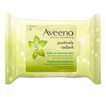 Positively Radiant Make-up Removing Wipes, 25 units