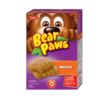 Bear Paws Soft Cookies, 240 g, Molasses