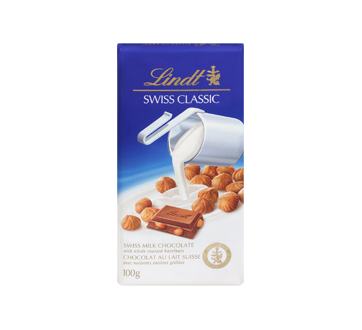 Image 3 of product Lindt - Swiss Classic Milk Chocolate, 100 g, Hazelnut