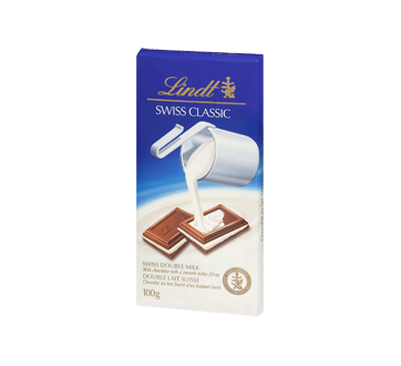 Lindt Swiss Classic Double Milk Chocolate, 100 g
