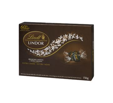 Lindor Irresistibly Smooth Extra Dark 60%, 156 g