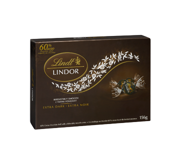 Image 2 of product Lindt - Lindor Irresistibly Smooth Extra Dark 60%, 156 g