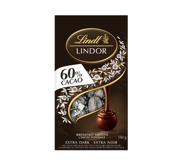 Lindor 60% Cacao Chocolate, 150 g, Chocolate