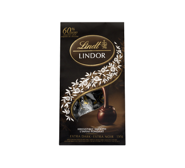 Image 3 of product Lindt - Lindor 60% Cacao Chocolate, 150 g, Chocolate