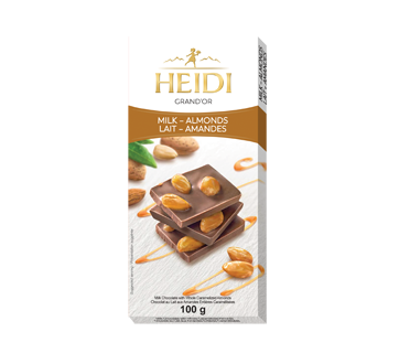 Grand'Or Milk Chocolate Bar with Caramelized Almond, 100 g