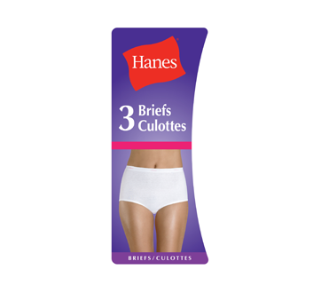 Image of product Hanes - Cotton Brief, X-Large, White