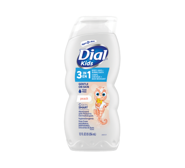 Image 1 of product Dial - Dial Kids Body + Hair Wash Peachy Clean, 355 ml