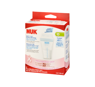 nuk breast milk storage containers