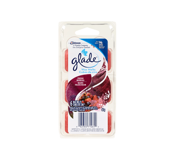 Image of product Glade - Wax Melts Refill, 6 units, Baies fraîcheur