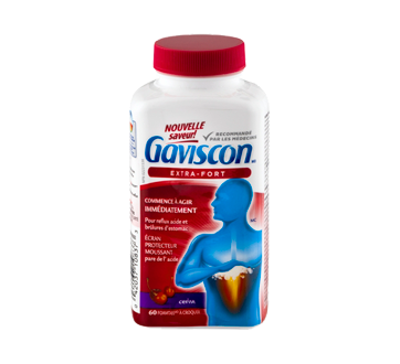 Image of product Gaviscon - Gaviscon Extra Strength, 60 units, Cherry