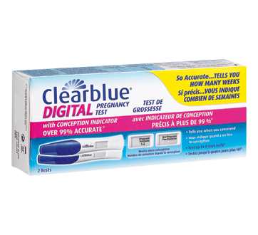 Image of product Clearblue - Digital Pregnancy Test with Conception Indicator, 2 units