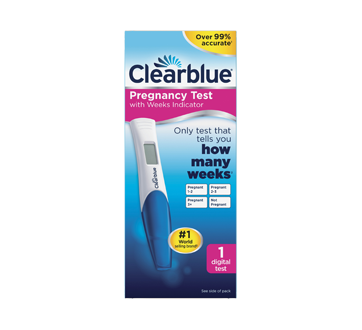 Image of product Clearblue - Pregnancy Test with Weeks Indicator, 1 unit