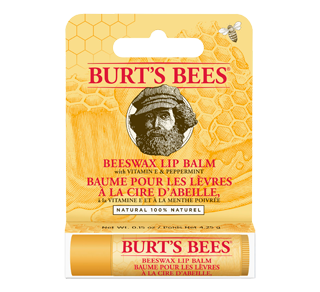 Burt's Bees Beeswax 100% Natural Moisturizing Lip Balm, 1 unit