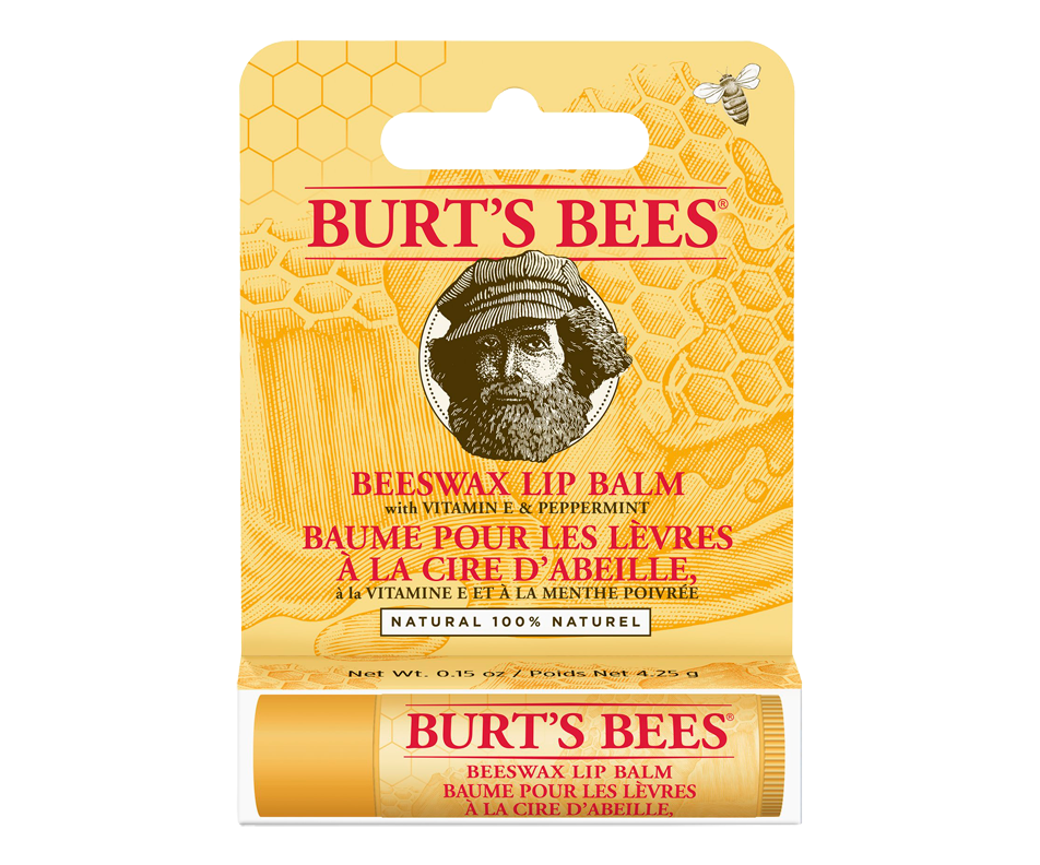Burt's Bees Beeswax 100 Natural Moisturizing Lip Balm, 1 unit Burt's