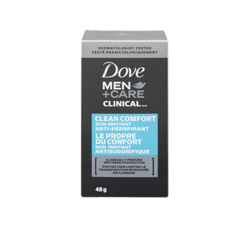 Image 3 of product Dove Men + Care - Antiperspirant Clinical, 48 g, Clean Comfort