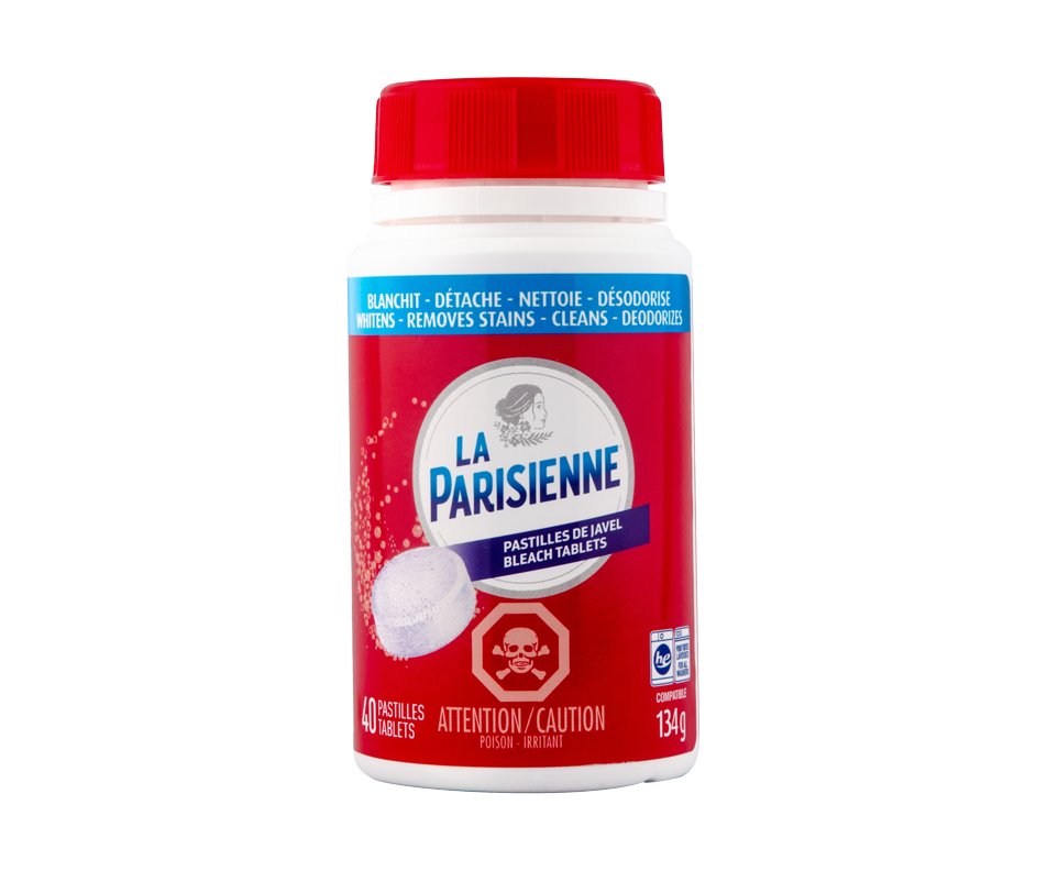 Bleach Tablets, 40 loads La Parisienne Bleach Jean Coutu