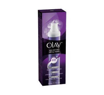 Image of product Olay - Age Defying 2-in-1 Anti-Wrinkle Day Cream + Serum, 50 ml