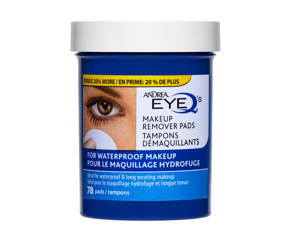 Make Up Remover Pads Water Proof, 78 units Andrea Eye Q's Makeup