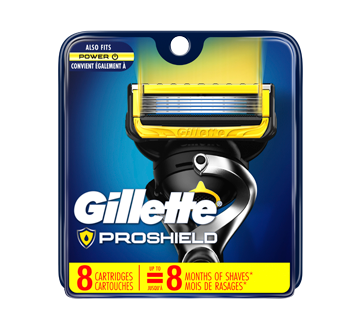 ProShield Men's Razor Blades Refills, 8 units
