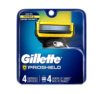 ProShield Men's Razor Blades Refills, 4 units