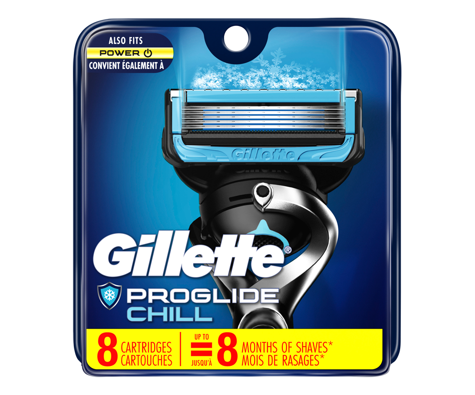 Fusion5 ProShield Chill Blades, 8 units – Gillette : Manual razor ...