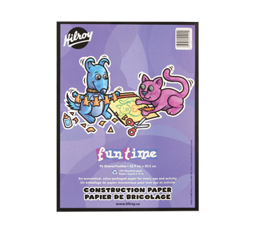 Image of product Hilroy - Fun Time Construction Paper, 1 unit