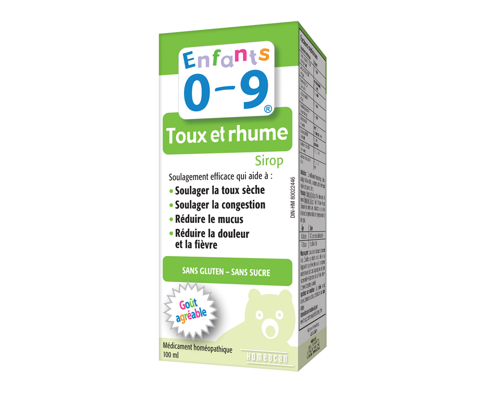 Kids 09 Cough & Cold Syrup, 100 ml, fruit Homeocan Homeopathic