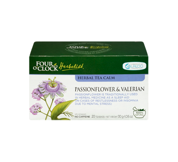 Herbal Tea Calm, 20 units, Passionflower & Valerian