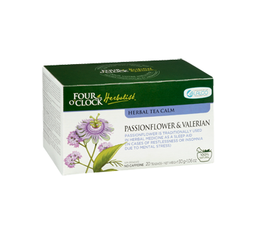 Image 2 of product Four O'Clock Herboriste - Herbal Tea Calm, 20 units, Passionflower & Valerian