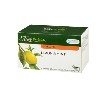 Image 1 of product Four O’Clock Herboriste - Herbal Tea, 20 units, Lemon & Mint