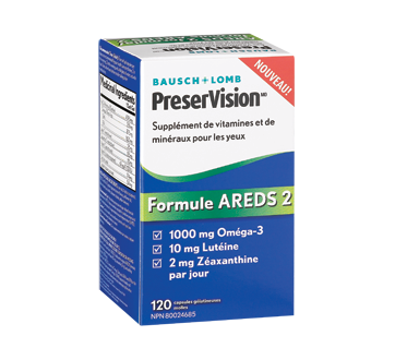 Image of product Bausch and Lomb - Preservision omega- 3, 120 capsules