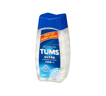 Image 1 of product Tums - Tums Ultra Strength 1000 mg, 160 units, Peppermint