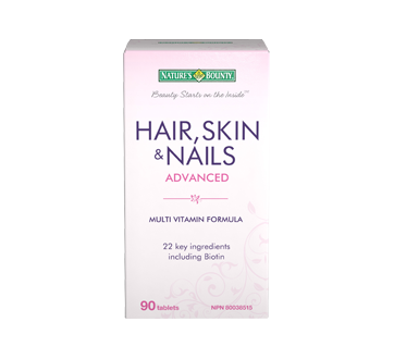 Hair Skin Nails Advanced Multivitamin Formula 90 Units