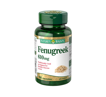Image of product Nature's Bounty - Fenugreek 610 mg, 100 units